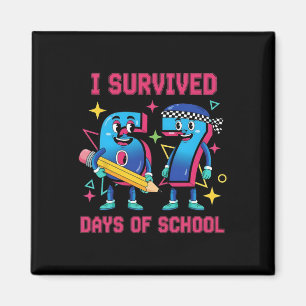 Funny Six Seven 67 School Meme Number Humor  Magnet