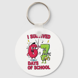 Funny Six Seven 67 School Meme Numbers Teacher Stu Keychain