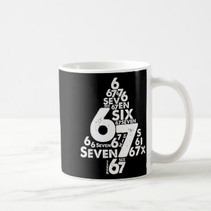 Funny Six Seven 6 7 Christmas Tree Meme Christmas  Coffee Mug