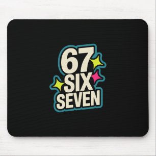 Funny Six Seven 6 7 Meme 1 Mouse Pad