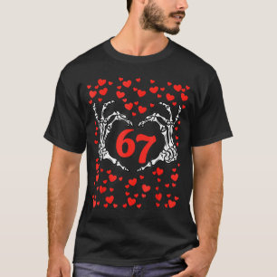 Funny Six Seven 6 7 Meme For Men Women Kids Valent T-Shirt