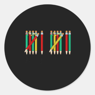 Funny Six Seven 6 7 Meme Gen Alpha 67 If You Know Classic Round Sticker