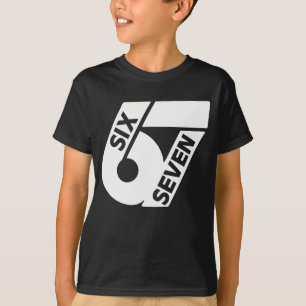 Funny Six Seven 6 7 Meme Gen Alpha 6 7 Meme School T-Shirt