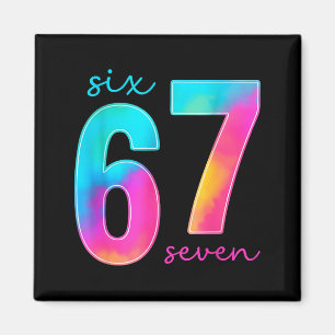 Funny Six Seven 6 7 Meme Gen Alpha Slang 67 Kids  Magnet