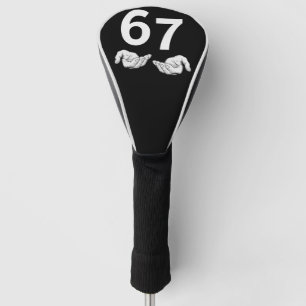 Funny Six Seven 6 7 Meme Gen Alpha Slang 6 7 Hands Golf Head Cover