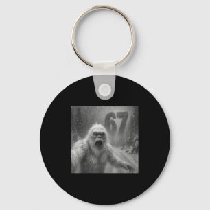 Funny Six Seven 6 7 Meme Gen Z Alpha Slang Yeti Se Keychain