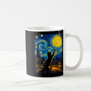 Funny Six Seven 6 7 Meme Starry Night Van Gogh Bla Coffee Mug