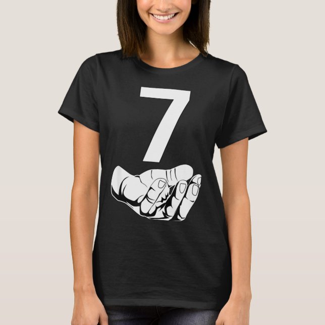 Funny Six Seven Gen Alpha Slang Meme 6 7 Matching  T-Shirt (Front)