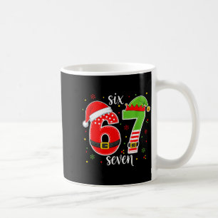 Funny Six Seven Meme Christmas 67 Meme Xmas Boys G Coffee Mug