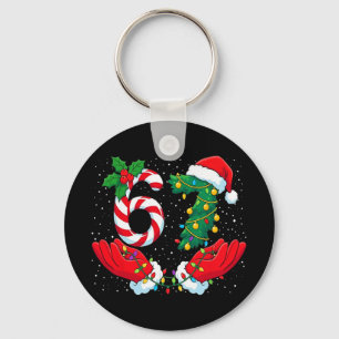 Funny Six Seven Meme Christmas 67 Xmas Men Women K Keychain