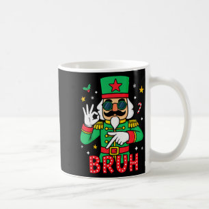 Funny Six Seven Meme Christmas Nutcracker Bruh Men Coffee Mug