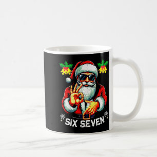 Funny Six Seven Meme Happy Christmas 2026 Cool San Coffee Mug