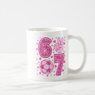 Funny Six Seven Soccer Valentines Day Men Women Ki Coffee Mug
