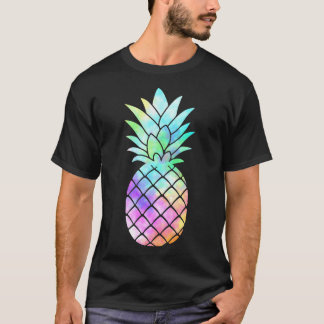 Funny Sizzling Summer Pineapple Tie Dye Matching T-Shirt