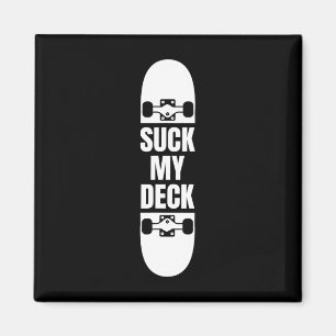 Funny Skateboard Deck Skateboarding Skater For Men Magnet