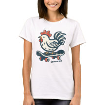 Funny Skateboarding Farm Chicken Personalized