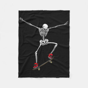 Funny Skateboarding For Men Women Skateboard Skate Fleece Blanket