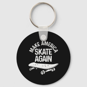 Funny Skateboarding Gift Men Women Cool Skateboard Keychain