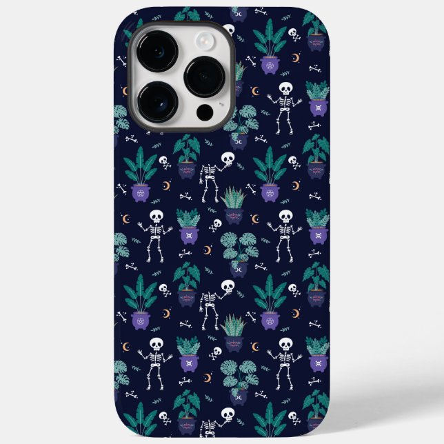 Funny Skeleton Halloween Hocus Pocus witches Case-Mate iPhone Case (Back)