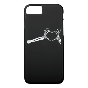 Funny Skeleton Heart Hands. Halloween Costume Skel Case-Mate iPhone Case