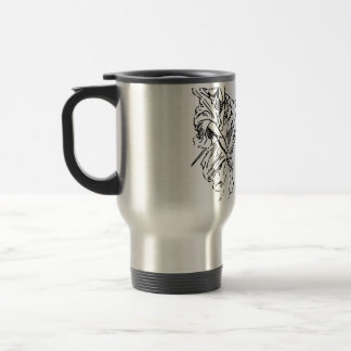 ​Funny Skeleton I'm Running Late Mouse Pad Travel Mug