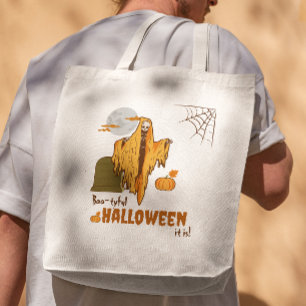 Funny Skeleton Pumpkin Adult Humour Halloween Part Tote Bag