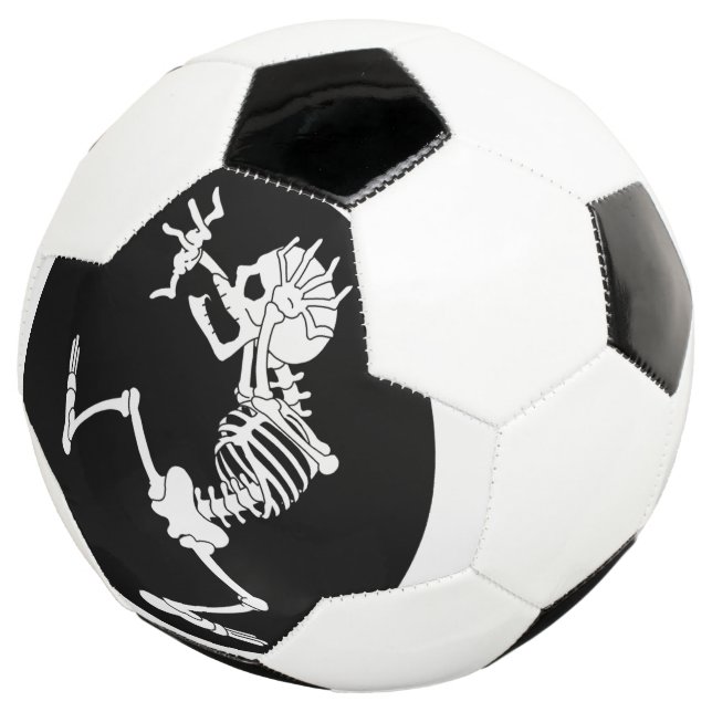 Funny Skeleton Soccer Ball (Three Quarter)