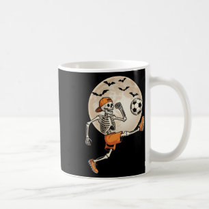 Funny Skeleton Soccer Halloween Costume Men Boys K Coffee Mug