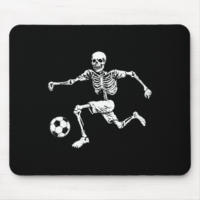 Funny Skeleton Soccer Ll  Mouse Pad (Front)