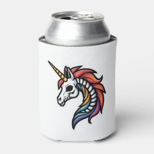 Funny Skeleton Unicorn Lovers Spooky Halloween Cos Can Cooler