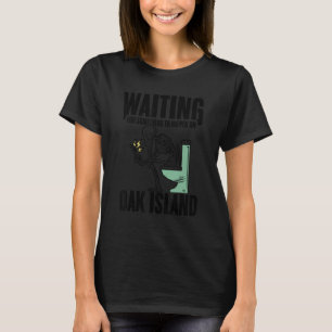 Funny Skeleton Waiting for Something To Happen on  T-Shirt