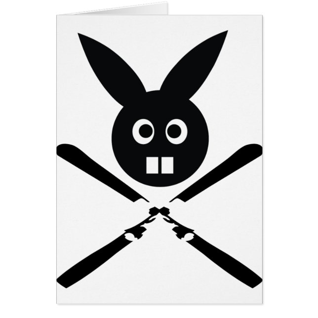 funny ski bunny icon (Front)
