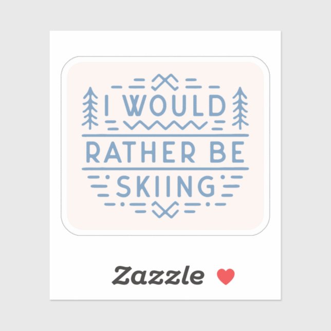 Funny ski lovers skiing skiers aesthetic (Sheet)