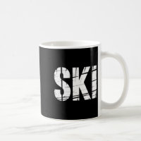 Funny ski saying distressed outdoor joke men 