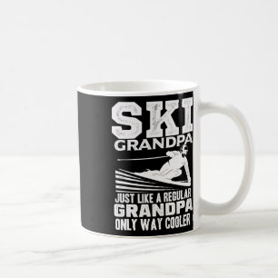 Funny Ski Skiing Grandpa Grandfather Cool Quote Coffee Mug