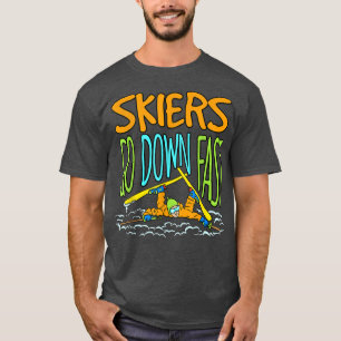 Funny Ski Snow Skier Winter Skiing Downhill T-Shirt