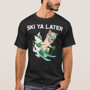 Funny Skiing Art For Men Women Ski Freestyle Skier T-Shirt