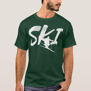 Funny Skiing Lover Cool Ski Snow Winter Sports Ski T-Shirt