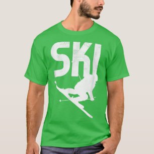 Funny Skiing Lover Cool Snow Mountain Ski Sports S T-Shirt