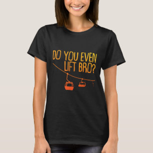 Funny Skiing Snowboarding Design For Men Women Sno T-Shirt