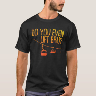 Funny Skiing Snowboarding Design For Men Women Sno T-Shirt