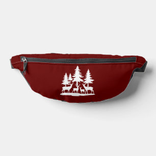 Funny Skinny Pine Tree Summer Hiking Camping  Fanny Pack