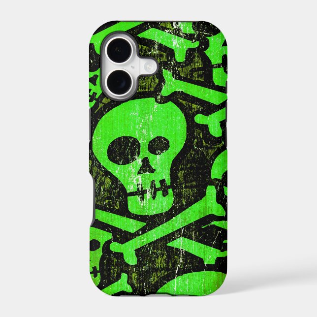 Funny Skull #2 iPhone Case (Back)