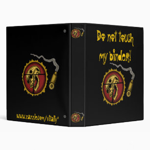 Funny skull binder design
