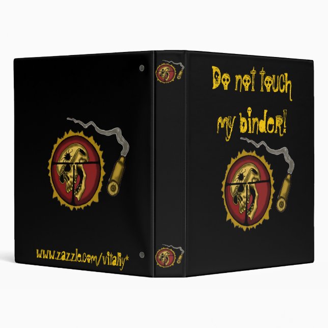 Funny skull binder design (Background)