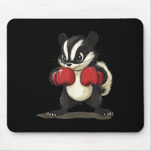 Funny Skunk Costume With Boxing Gloves For Boys An Mouse Pad