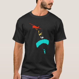 Funny Skydiver Jump From The Plane Skydiving T-Shirt