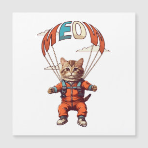 Funny Skydiving Cat