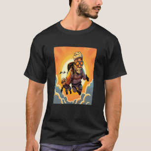 Funny Skydiving Instructor Sunset Skydiving Dad T-Shirt