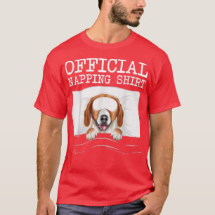 Funny Sleeping Mask American Fohound Napping T-Shirt